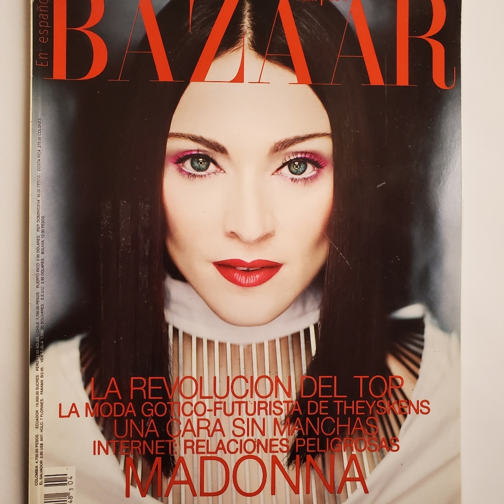 VTG 1999 Harper's Bazaar Magazine with feature Madonna Cover/Article